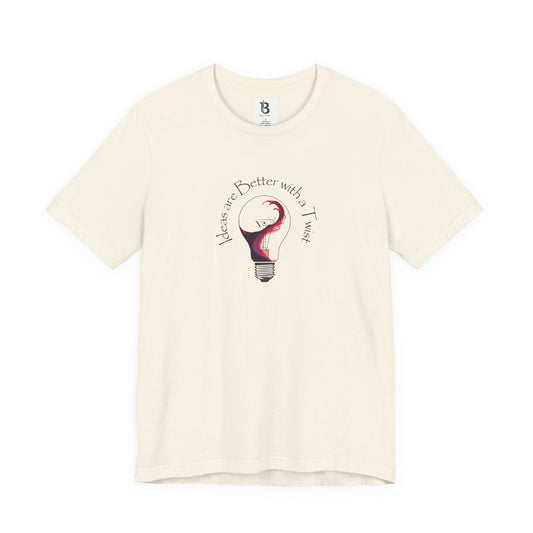 Creative Flow Lightbulb Unisex Tee - "Things are Better with a Twist"