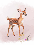 Bambi, Sweet Dreams Nursery Set - Wall Art Barty life