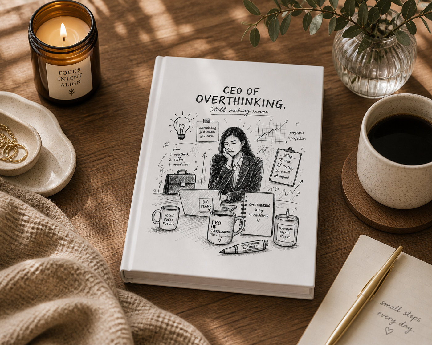 CEO of Overthinking Journal – Still Making Moves Notebook