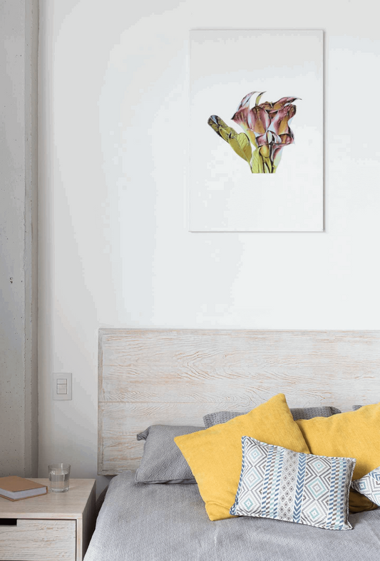 bouquet calla lily in full bloom with delicate petals and elegant stem. Digital wall art download 