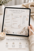 New Mom Reset Bundle | Free Printable Self-Care & Reflection Pages for New Moms