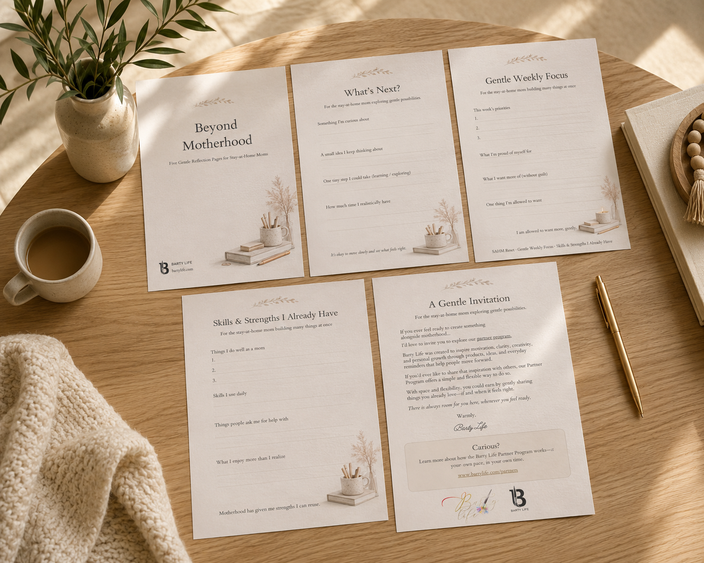 Beyond Motherhood | Free Journal for Stay-at-Home Moms