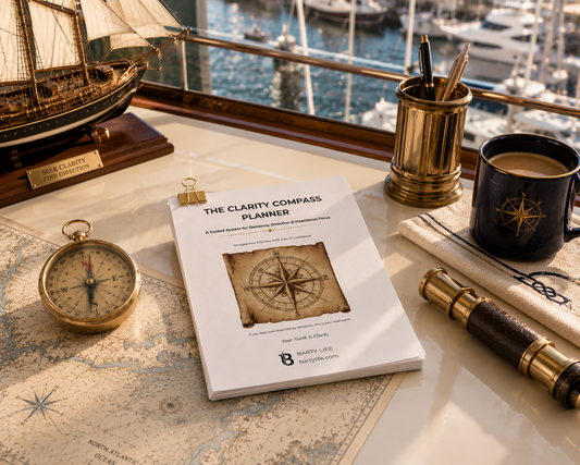 The Clarity Compass | Printable & Digital Planner for Clear Decisions, Focus & Direction