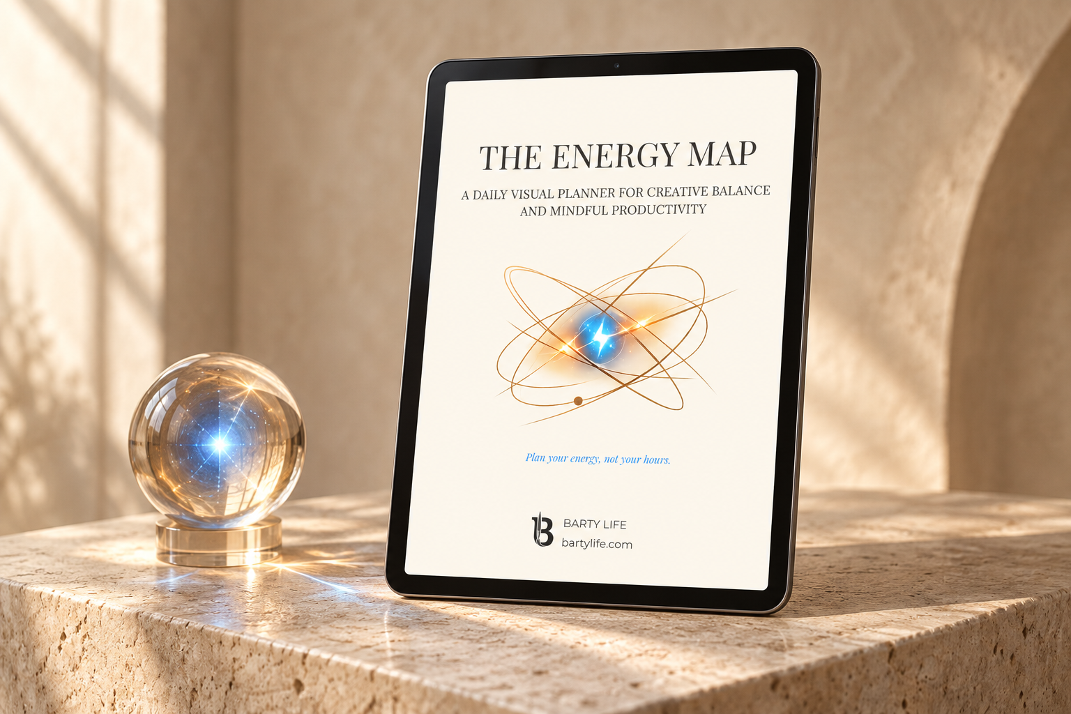 The Energy Map| Printable & Digital Planner for Energy Management, Self-Reflection & Intentional Productivity