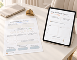 The Energy Map| Printable & Digital Planner for Energy Management, Self-Reflection & Intentional Productivity