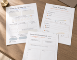 The Energy Map| Printable & Digital Planner for Energy Management, Self-Reflection & Intentional Productivity
