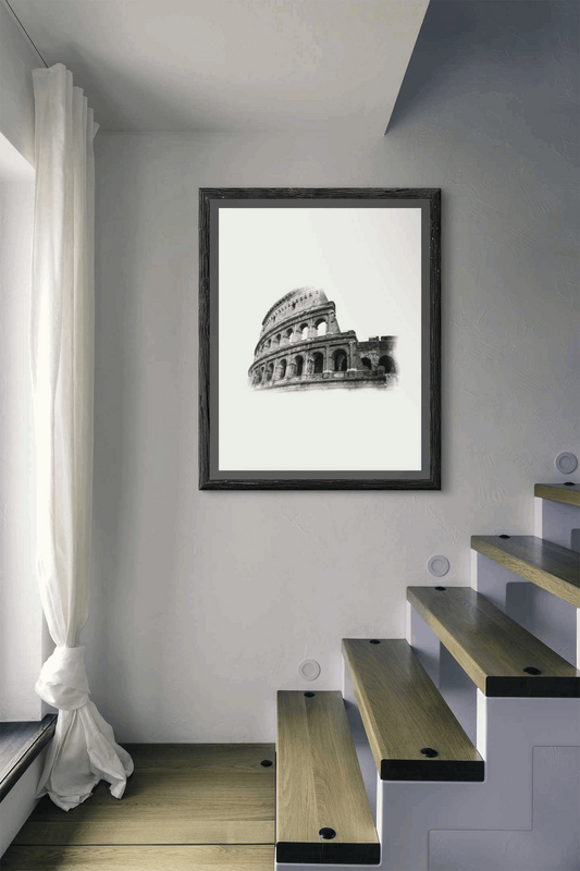 Colosseum Pencil Wall Art Barty life