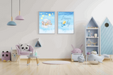 Elephant Boy on Cloud , Dream Big- Nursery Wall Art Barty life