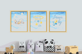 Elephant  boy on cloud, Toy, Dream Big- Nursery Wall Set Barty life