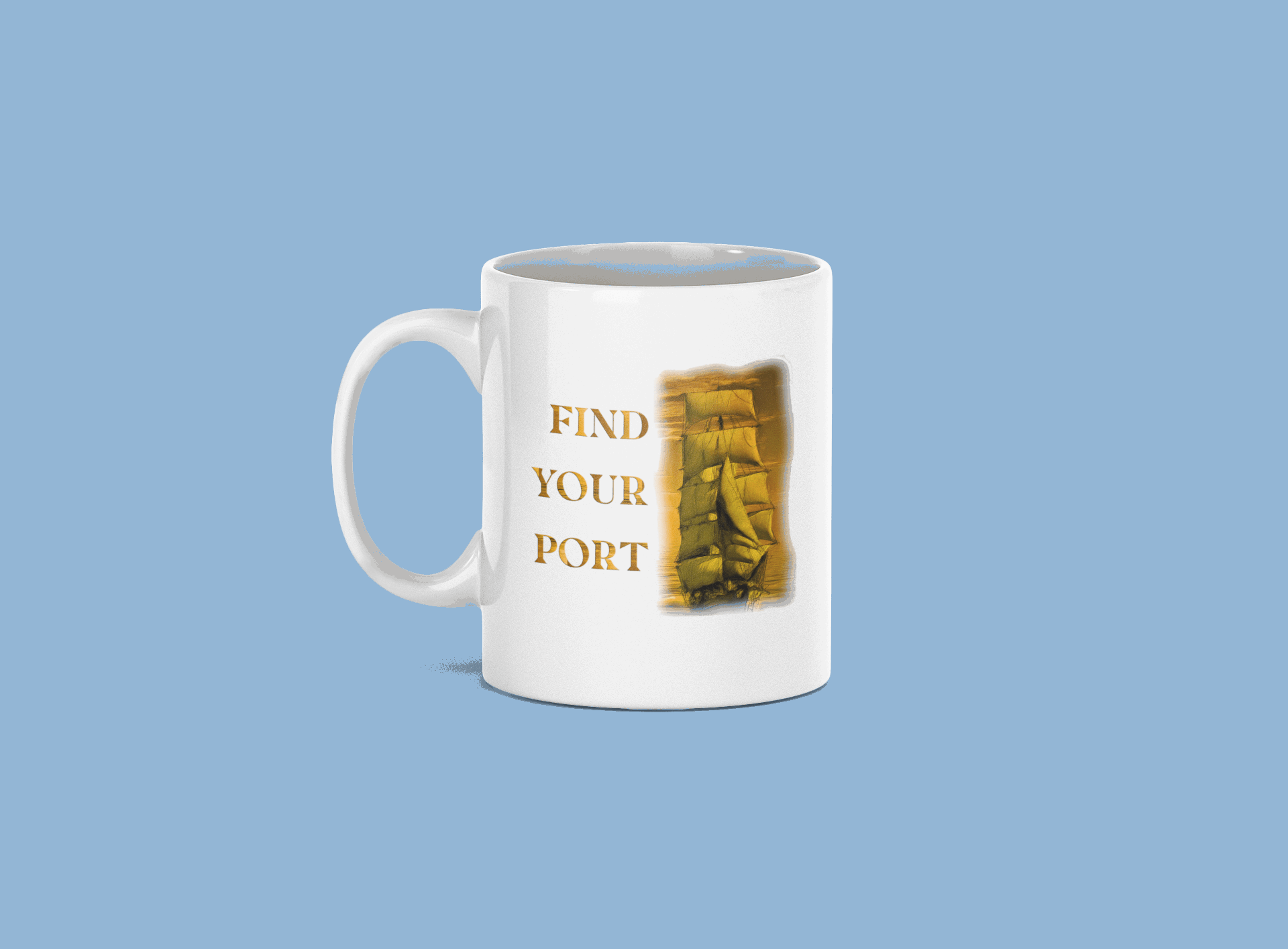 Find Your Port Ceramic Mug 11oz Barty life