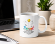 Float Through the Chaos Mug – Artistic & Relatable Coffee Cup