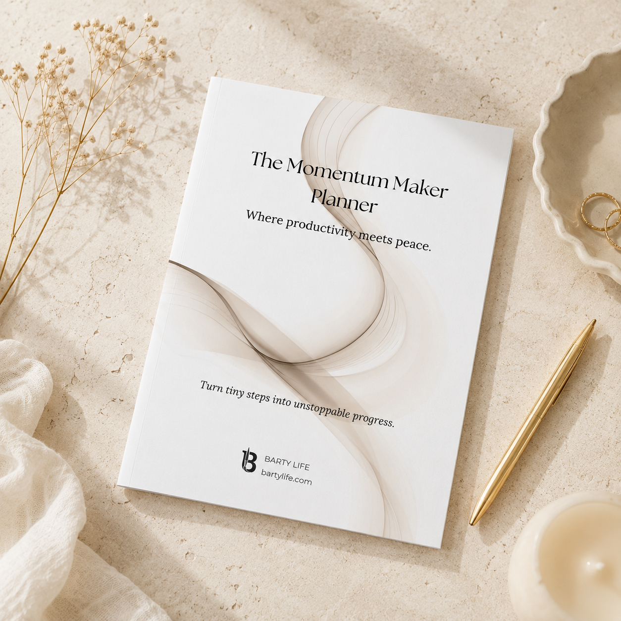 The Momentum Maker Planner | Printable Productivity, Goal Setting & Habit Tracker PDF + BONUS  Micro-Wins Trackers