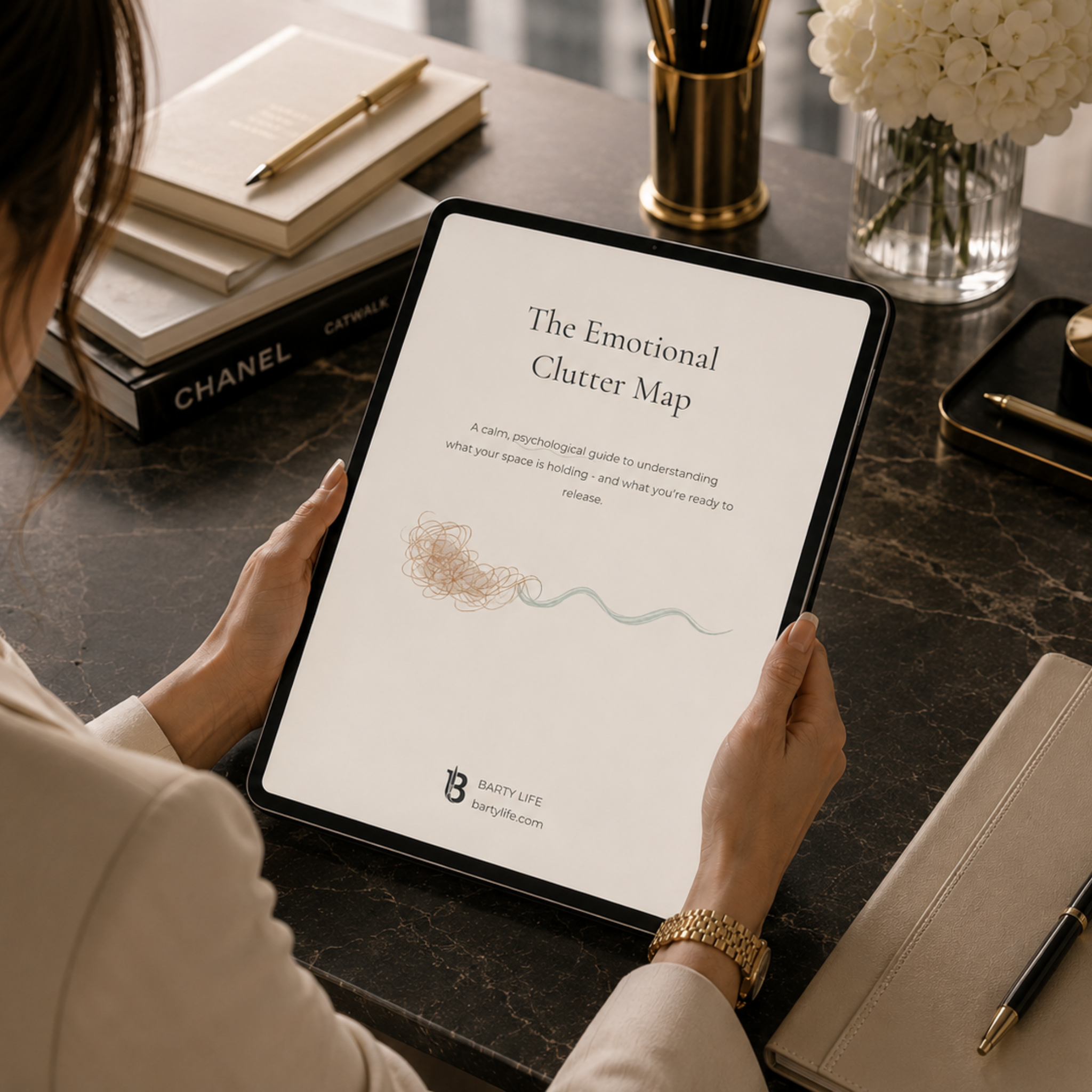 The Emotional Clutter Map | Printable & Digital Workbook for Decluttering, Emotional Clarity & Letting Go