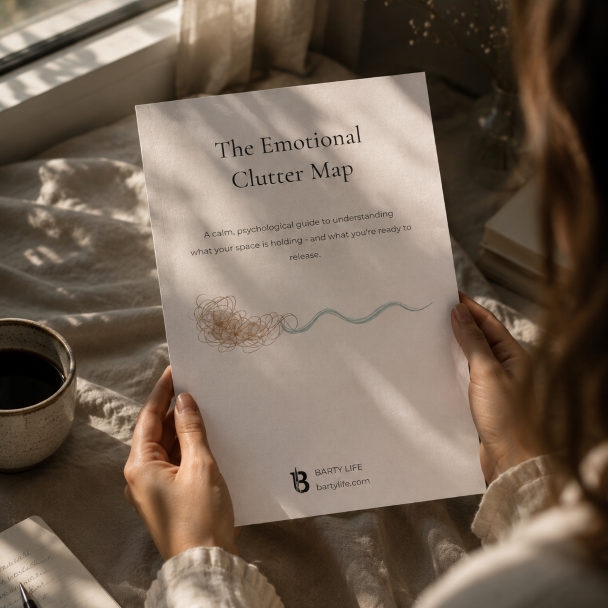 The Emotional Clutter Map | Printable & Digital Workbook for Decluttering, Emotional Clarity & Letting Go