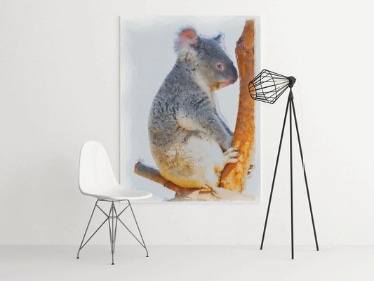 Koala Oil Paint Wall Art Barty life