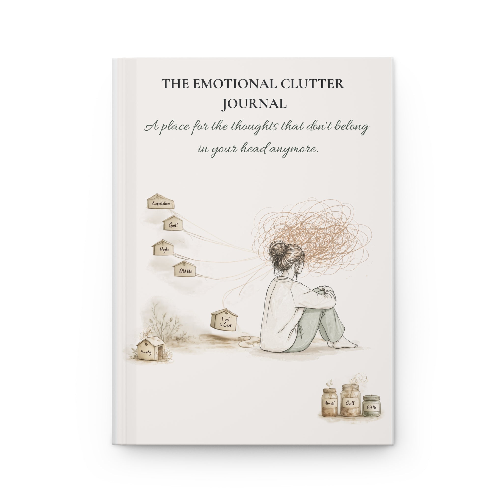 The Emotional Clutter Journal premium hardcover reflection journal by Barty Life