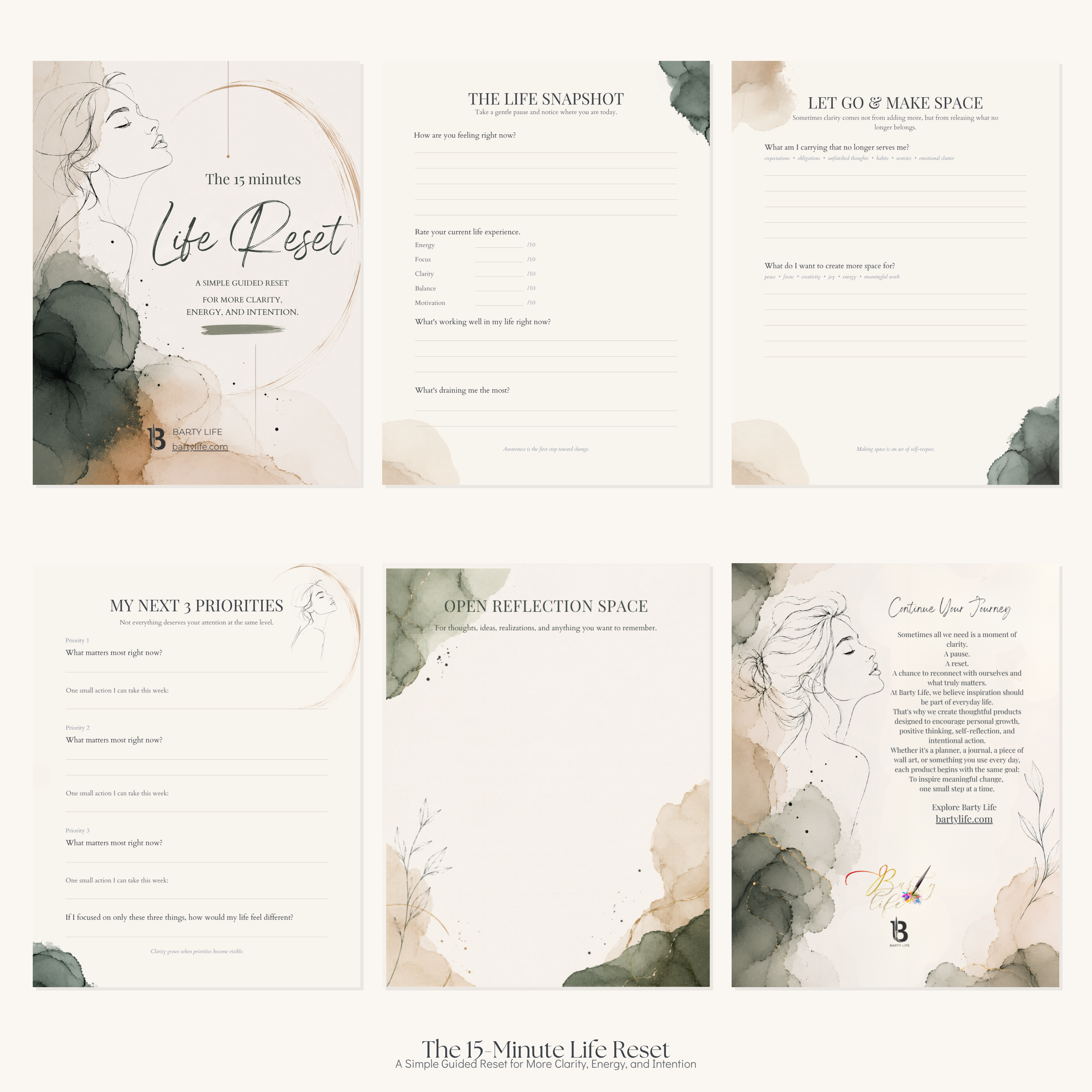 A Simple Guided Reset planner for More Clarity, Energy, and Intention
