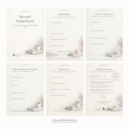 Beyond Motherhood | Free Journal for Stay-at-Home Moms