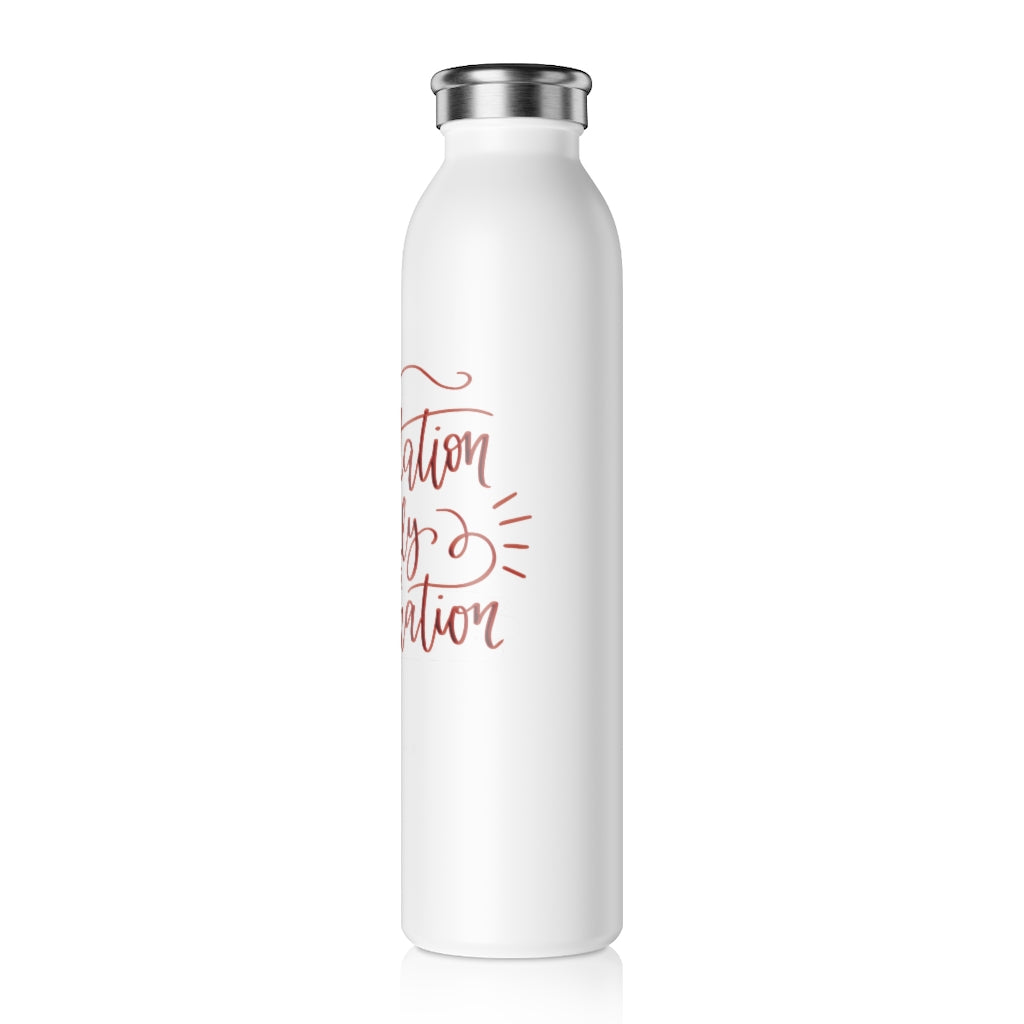 Your limitation is only your imagination Slim Water Bottle Barty life