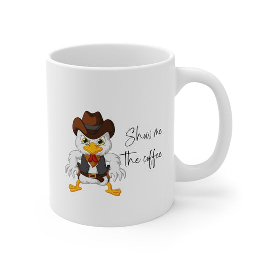 Show Me The Coffee Ceramic Mug 11oz Barty life