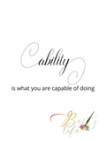 Ability, Motivation, Altitude - Set of 3 Printable Wall Art Barty life