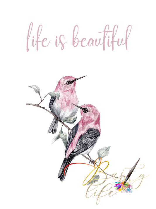 Life Is Beautiful - Wall Art Barty life