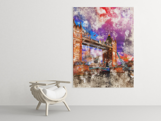 London watercolor art Barty life
