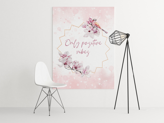 Only Positive Vibes - Wall Art Barty life