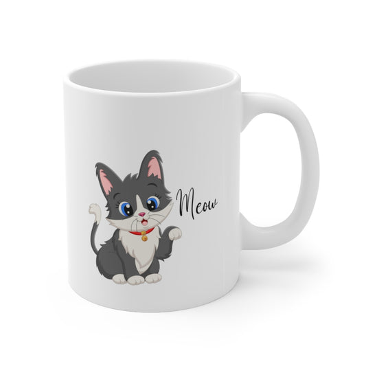 Meow Ceramic Mug 11oz Barty life