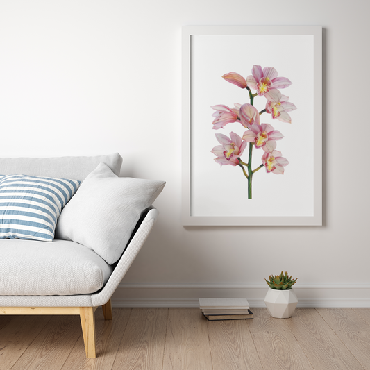 Orchid 2 wall art Barty life