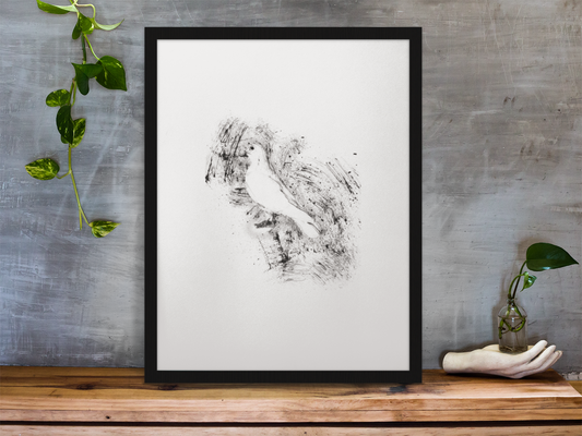 Pigeon Ink Wall Art Barty life