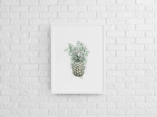Pineapple Ink Wall Art Barty life